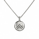 Spartan Shield  Necklace Charmora Jewelry
