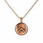 Spartan Shield  Necklace Charmora Jewelry