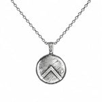 Spartan Shield  Necklace Charmora Jewelry