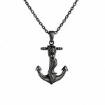 Mermaid Anchor Pendant  Necklace Charmora Jewelry