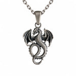 Dragon Relief Motif  Necklace Charmora Jewelry