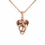 Dragon Relief Motif  Necklace Charmora Jewelry