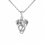 Dragon Relief Motif  Necklace Charmora Jewelry
