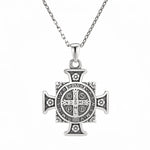 Saint Benedict Medal Cross  Necklace Charmora Jewelry