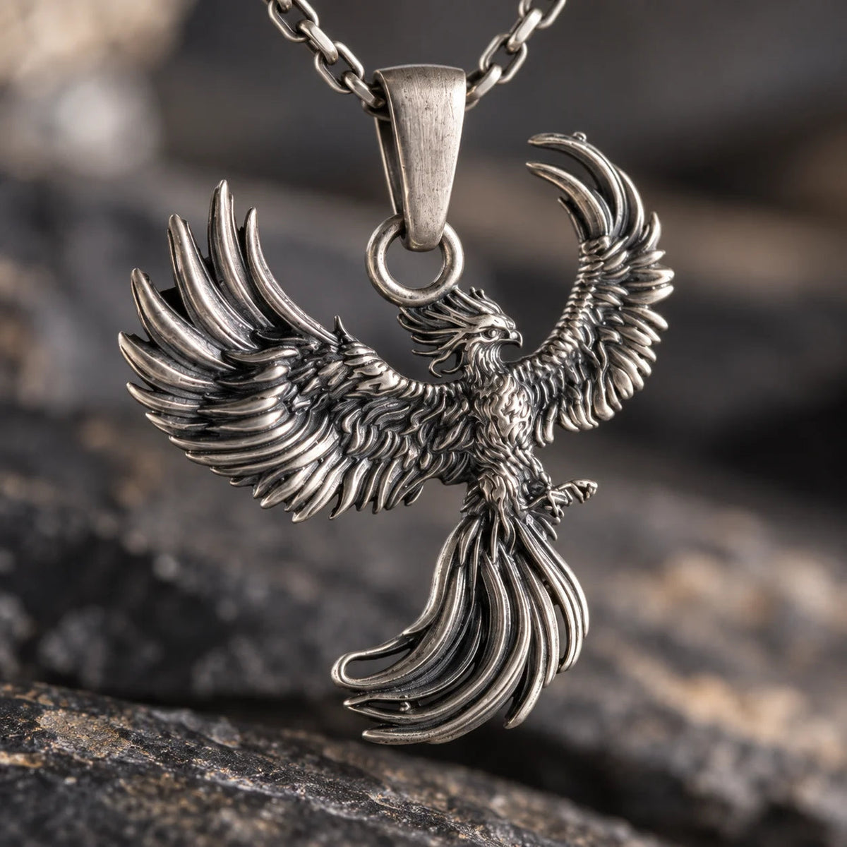 Phoenix Necklace  Necklace Charmora Jewelry