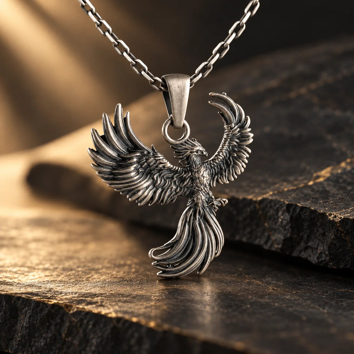 Phoenix Necklace  Necklace Charmora Jewelry