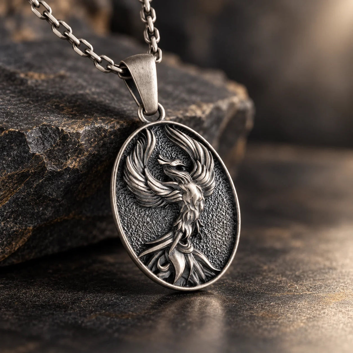 Rising Phoenix  Necklace Charmora Jewelry
