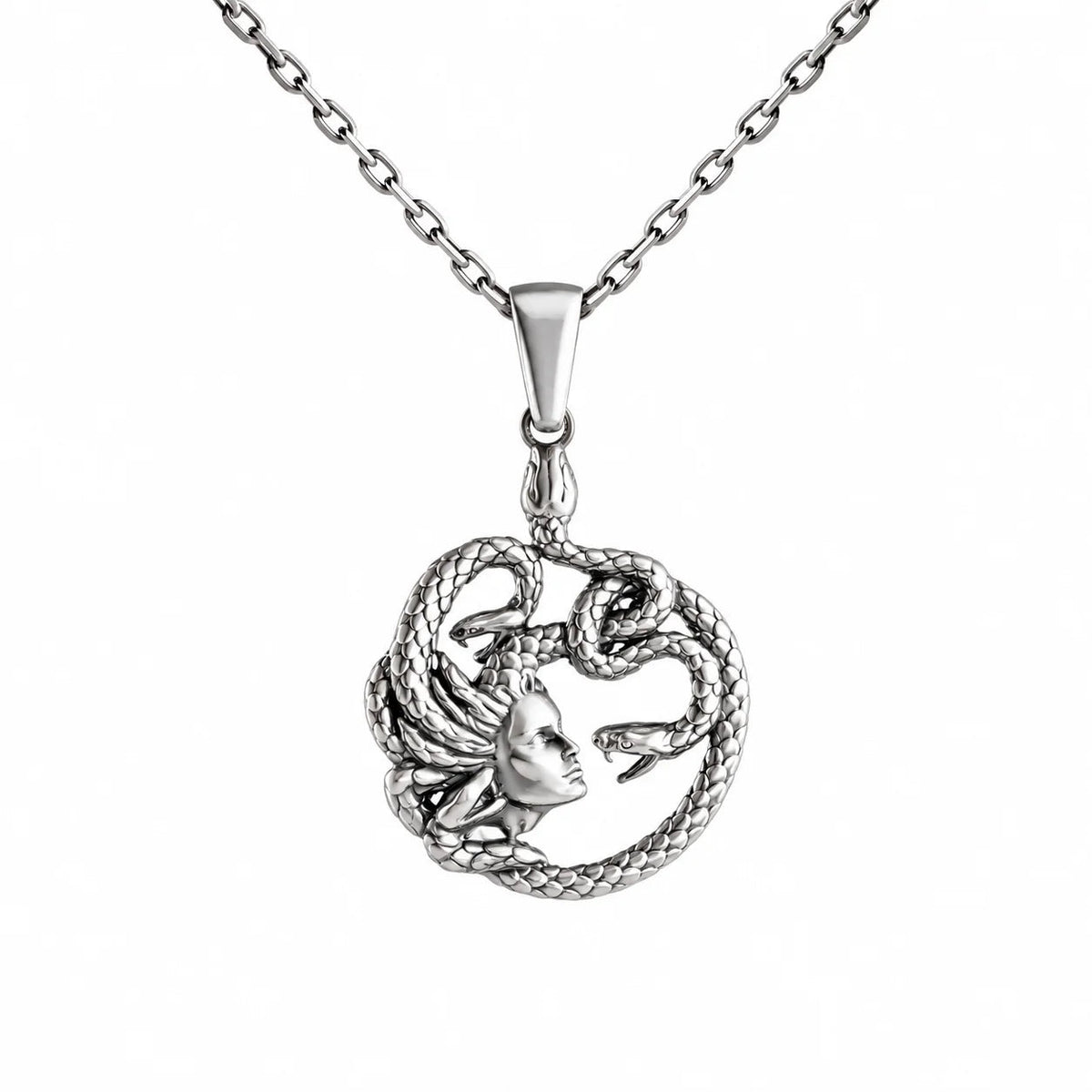 Medusa Necklace  Necklace Charmora Jewelry