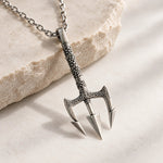 Poseidon Motif  Necklace Charmora Jewelry