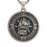 Maritime Vessel  Necklace Charmora Jewelry