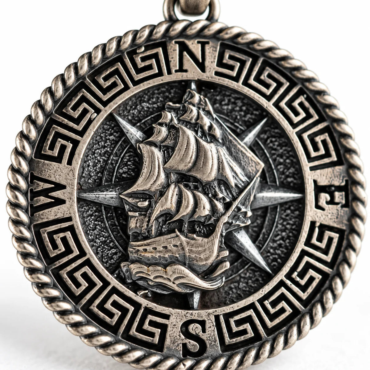 Maritime Vessel  Necklace Charmora Jewelry