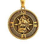 Maritime Vessel  Necklace Charmora Jewelry