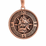 Maritime Vessel  Necklace Charmora Jewelry