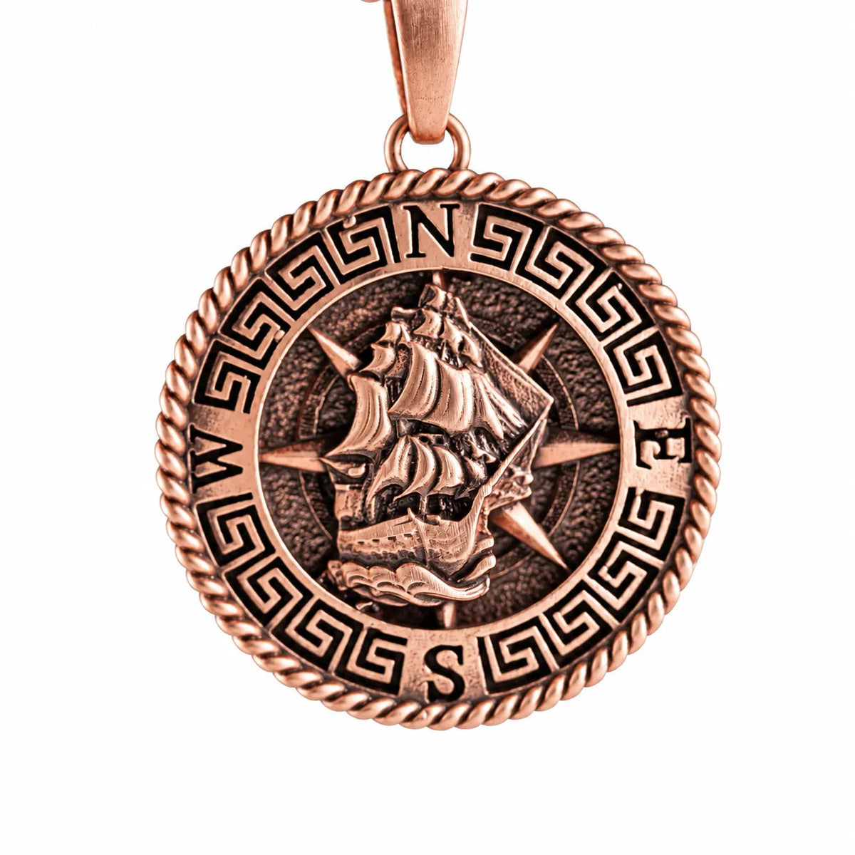 Maritime Vessel  Necklace Charmora Jewelry