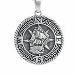 Maritime Vessel  Necklace Charmora Jewelry