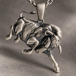 Bull Necklace  Necklace Charmora Jewelry