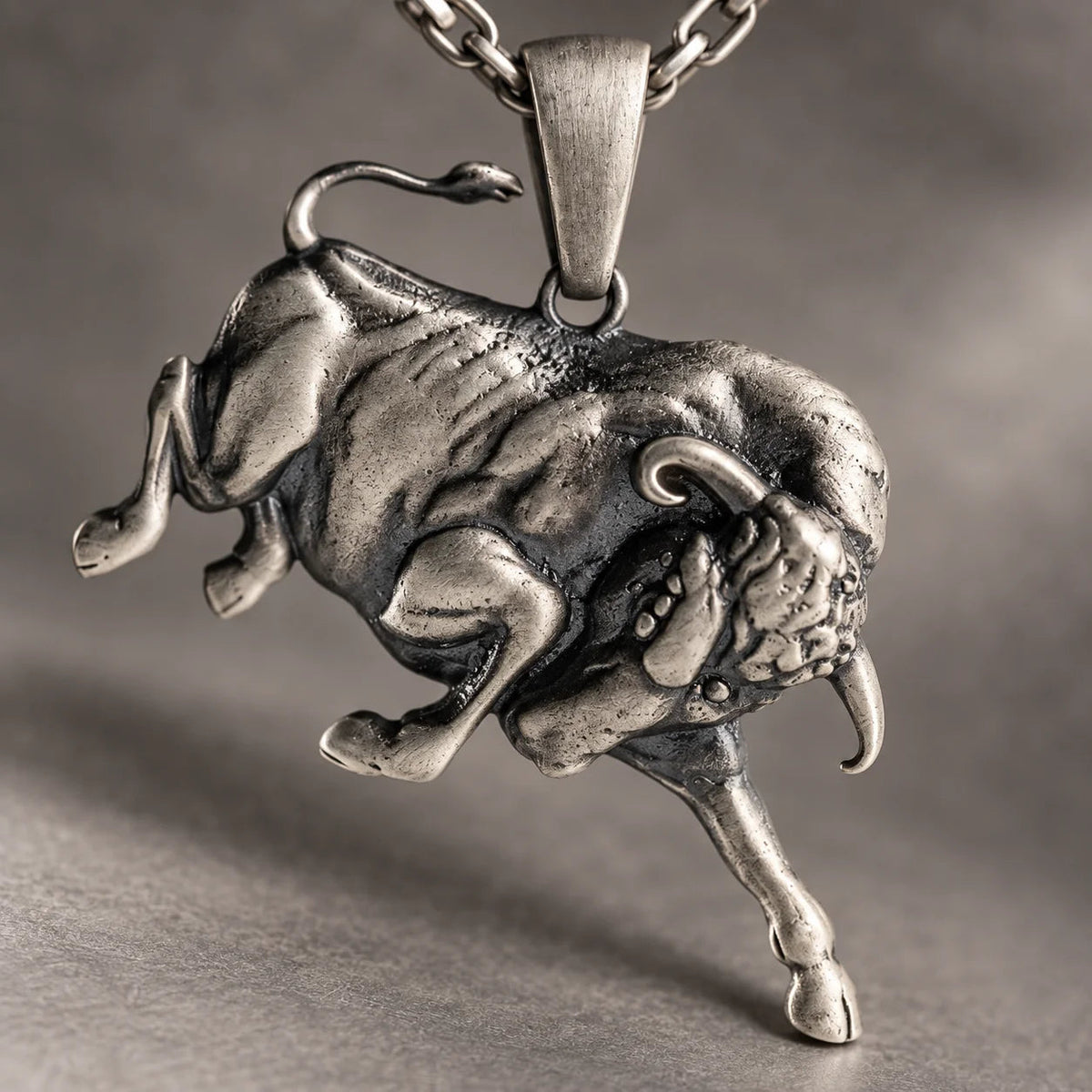 Bull Necklace  Necklace Charmora Jewelry