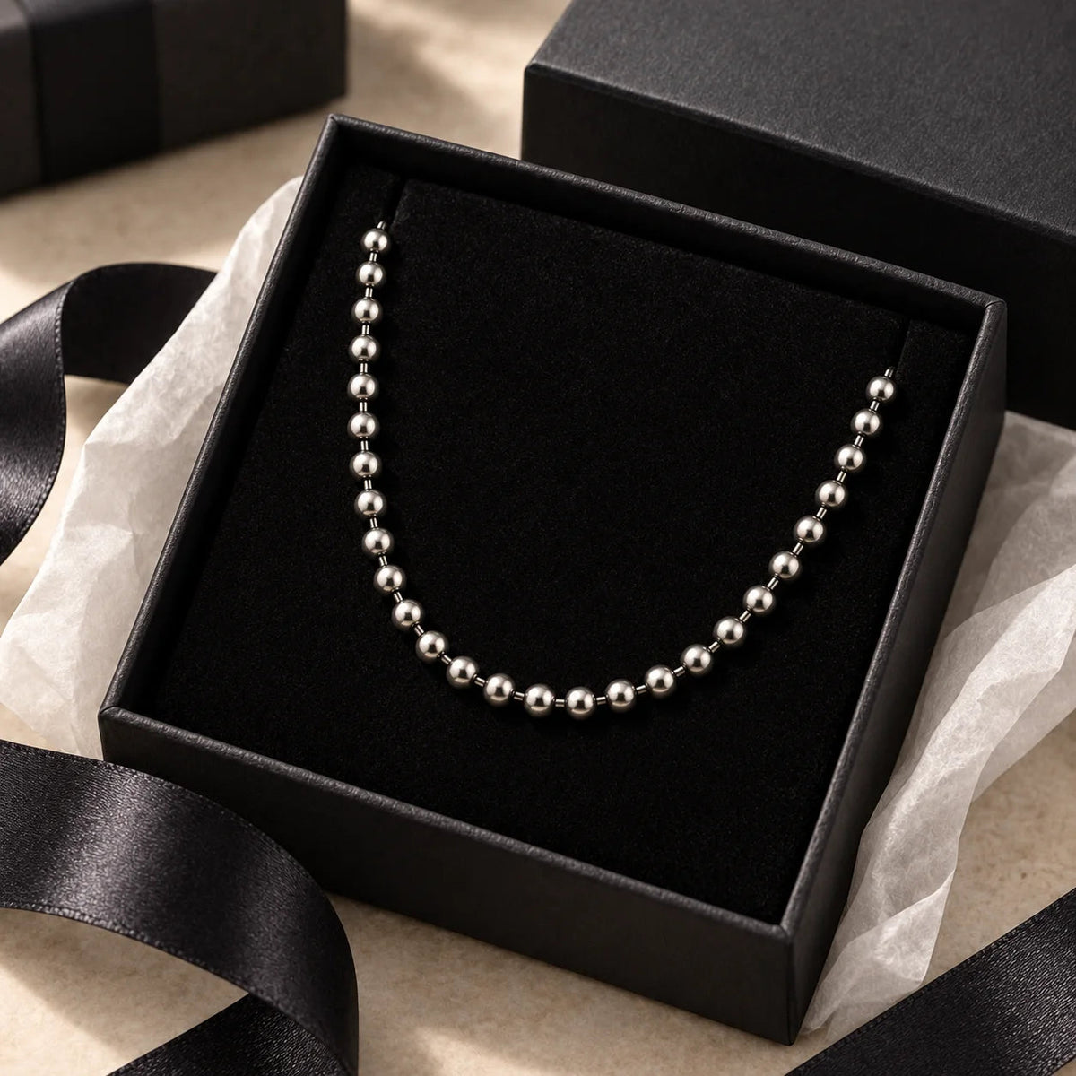 Ball Chain   Charmora Jewelry