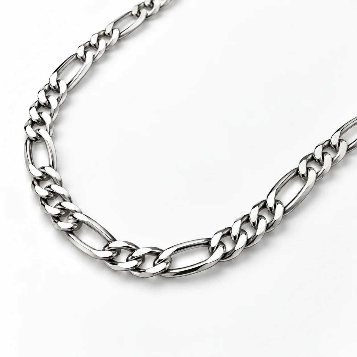 Figaro Chain   Charmora Jewelry