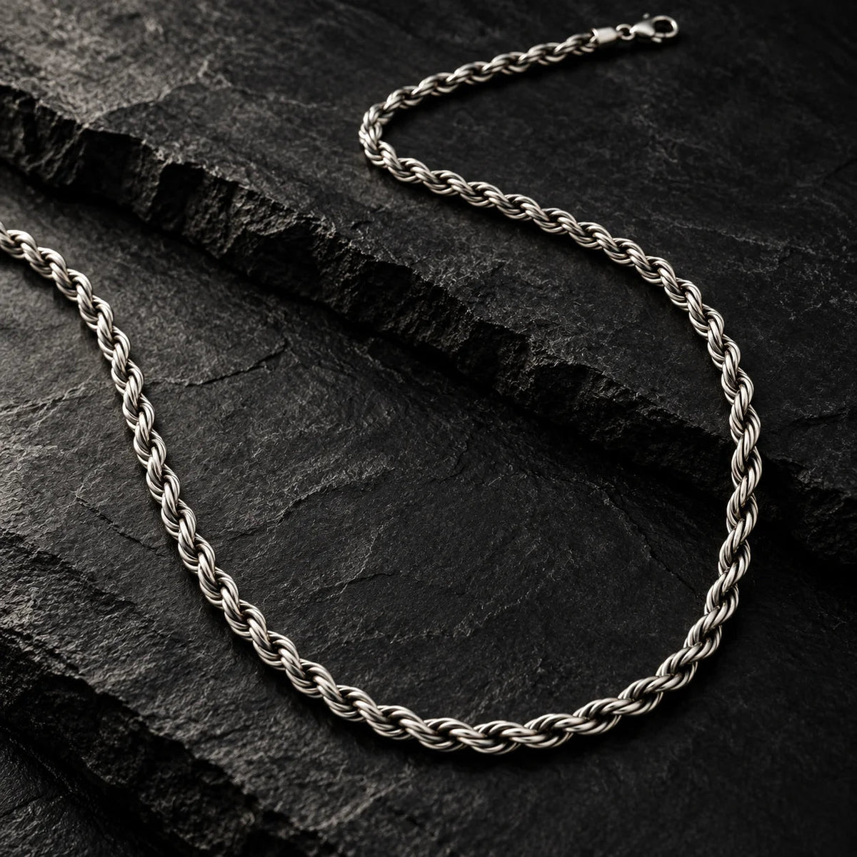 Signature Rope Chain  Necklace Charmora Jewelry