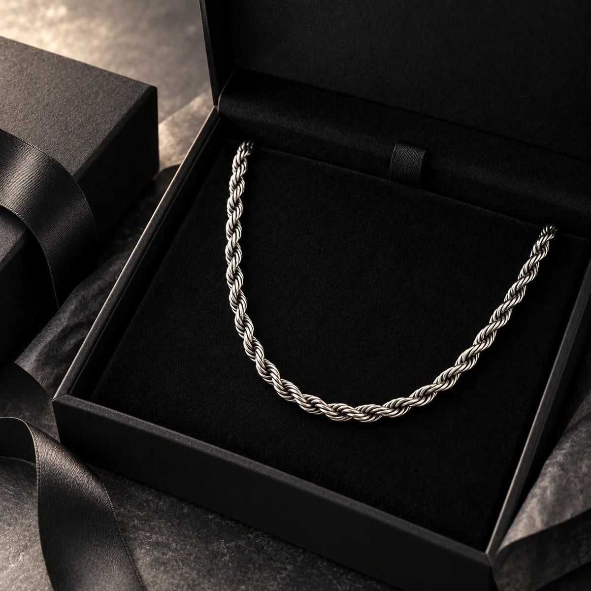Signature Rope Chain  Necklace Charmora Jewelry