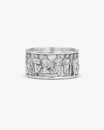 Ancient Roman Gladiator Relief Motif Ring  Ring Charmora Jewelry