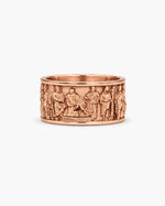 Ancient Roman Gladiator Relief Motif Ring  Ring Charmora Jewelry