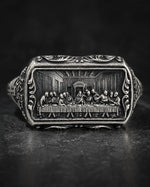 Last Supper Ring: Leonardo da Vinci Artwork  Ring Charmora Jewelry