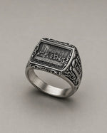 Last Supper Ring: Leonardo da Vinci Artwork  Ring Charmora Jewelry