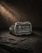 Last Supper Ring: Leonardo da Vinci Artwork  Ring Charmora Jewelry