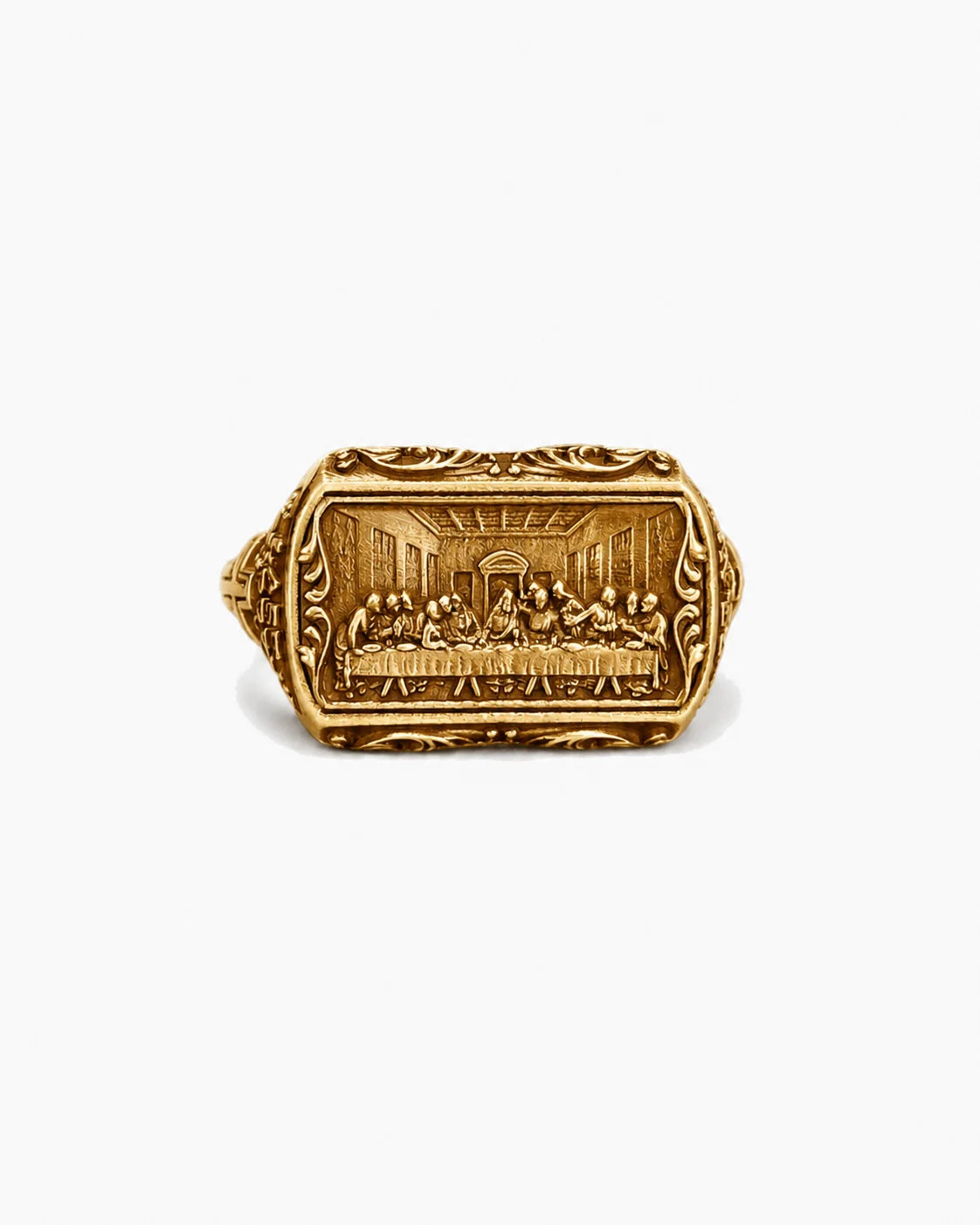 Last Supper Ring: Leonardo da Vinci Artwork  Ring Charmora Jewelry