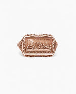 Last Supper Ring: Leonardo da Vinci Artwork  Ring Charmora Jewelry