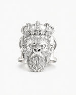 Sculpted Gorilla Head Figurative Ring  Ring Charmora Jewelry