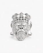 Sculpted Gorilla Head Figurative Ring  Ring Charmora Jewelry
