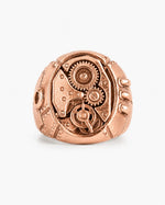 Industrial Mechanical Gear Motif Ring  Ring Charmora Jewelry