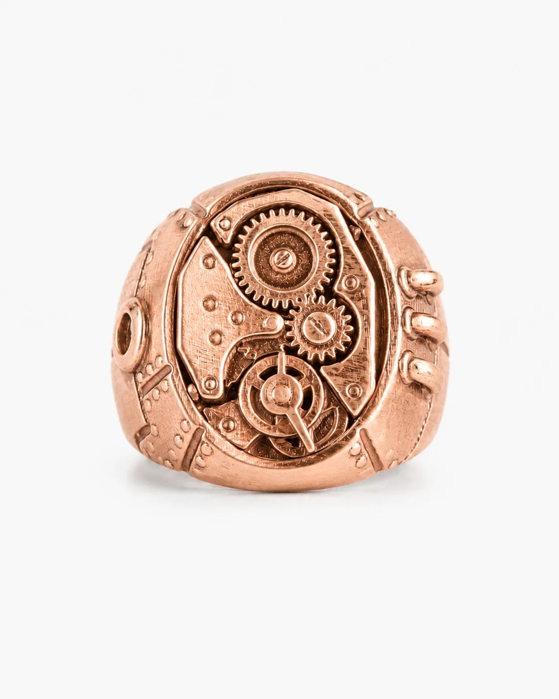 Industrial Mechanical Gear Motif Ring  Ring Charmora Jewelry