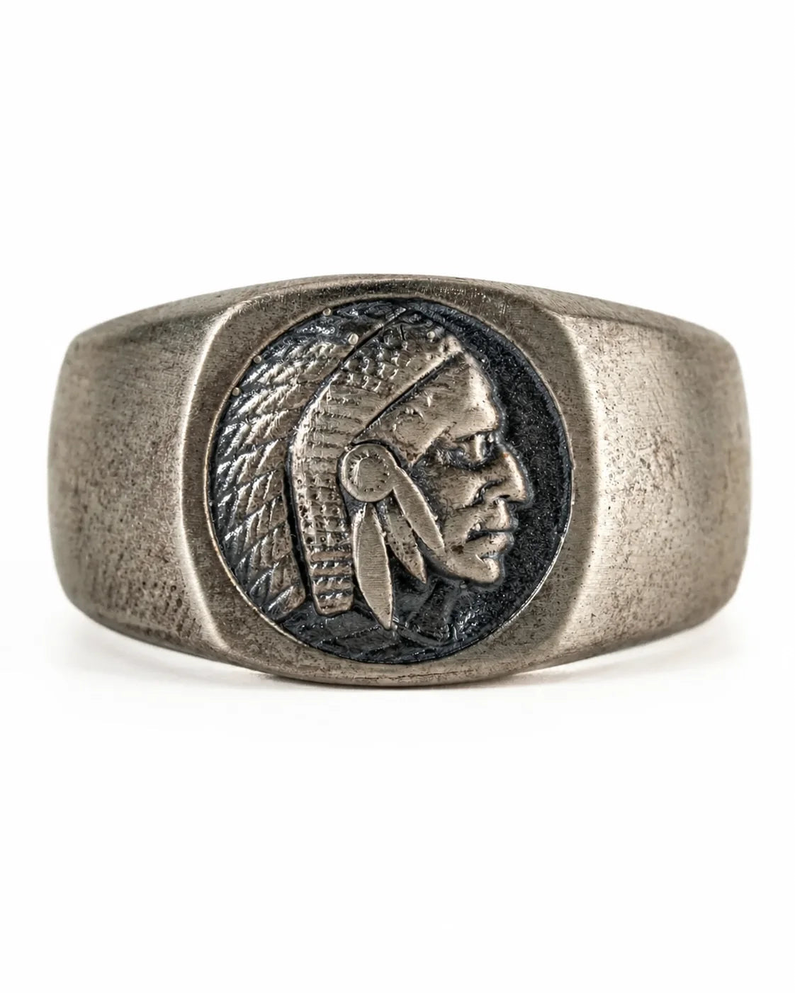 Figurative Native Heritage Feathered Ring  Ring Charmora Jewelry