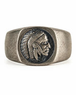 Figurative Native Heritage Feathered Ring  Ring Charmora Jewelry