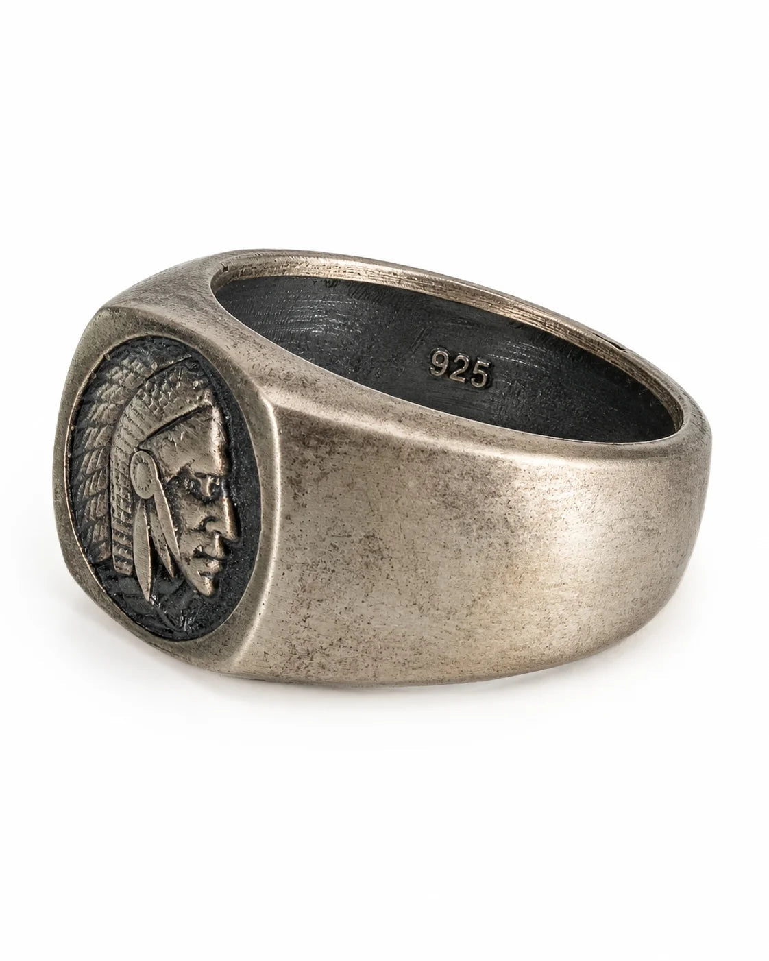 Figurative Native Heritage Feathered Ring  Ring Charmora Jewelry