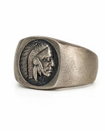 Figurative Native Heritage Feathered Ring  Ring Charmora Jewelry
