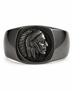 Figurative Native Heritage Feathered Ring  Ring Charmora Jewelry