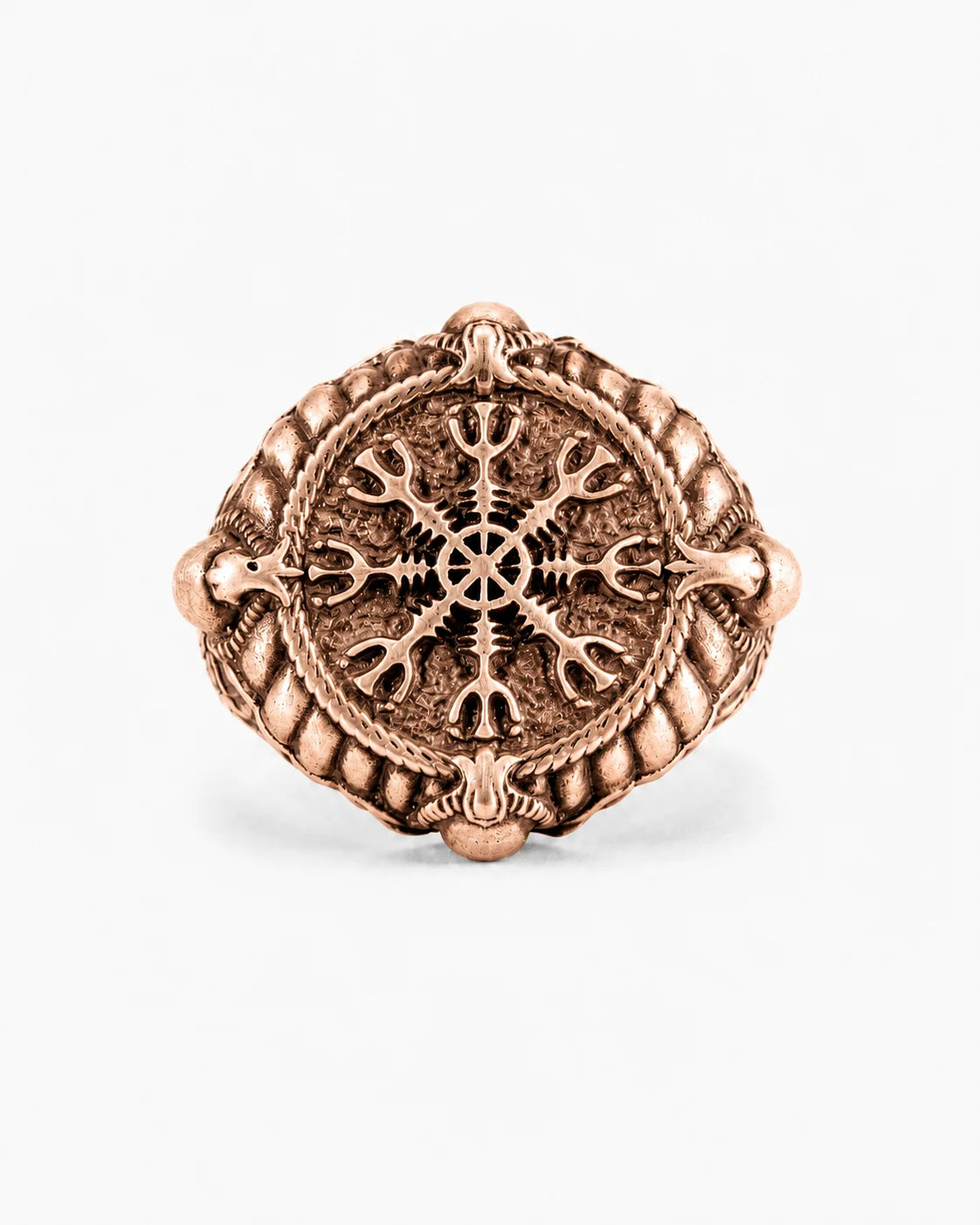 Runic Geometric Symbol Motif Ring  Ring Charmora Jewelry
