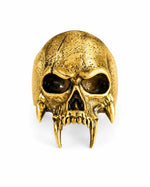 Sculpted Skeletal Profile Statement Ring  Ring Charmora Jewelry