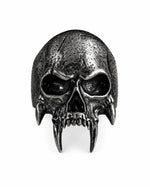 Sculpted Skeletal Profile Statement Ring  Ring Charmora Jewelry