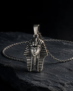 Ancient Egypt Pharaoh Nemes  Necklace Charmora Jewelry