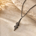 Textured Crocodile Primal Armor Necklace  Necklace Charmora Jewelry