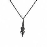 Textured Crocodile Primal Armor Necklace  Necklace Charmora Jewelry
