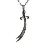 Calligraphy Zulfiqar Sword  Necklace Charmora Jewelry
