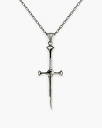 Segmented Linear Bladed Motif Necklace  Necklace Charmora Jewelry