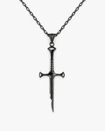 Segmented Linear Bladed Motif Necklace  Necklace Charmora Jewelry